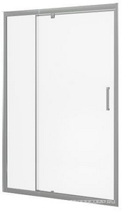 Душевое ограждение распашное -90 см., стекло прозрачное, профиль хром XX Bas Orion ОР00014