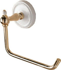 Держатель для туалетной бумаги, открытый, (керамика/латунь)  ZZ Devon & Devon Dorothy DOR411ОТ