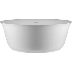 Ванна отдельностоящая, круглая R1500хh570мм, слив с нажимной пробкой в компл., (из Cristalplant цв. белый матовый), Goccia XX