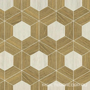 Мозаика Idalgo Гранит Вуд Классик Модульное панно Декор Plato Ohra (n045871,n045867) | 45.2х52,2