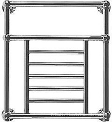 Полотенцесушитель 608x530мм, на систему отопления до 4 атм., (без кранов перекр. арт.PRACC..), (хром) Jupiter 3 ZZ