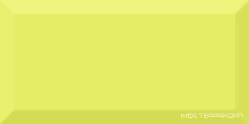 Monocolor Pistacho Biselado Brillo ZZ 10x20