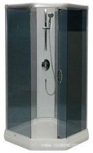 Душевая кабина  NEW 90*90 тонир/проф мат хром (158831) KL Aquanet Penta 158831