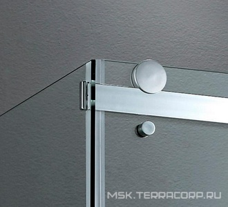 Душевой уголок 900х900хh1950мм, квадратный, 2 сдвижные дверцы с 2-мя неподв. сегм., вход 480мм, (стекло прозр. 8мм, фурнит. цв.хром),  ZZ Cezares Stylus STYLUS-A-2-90-C-Cr