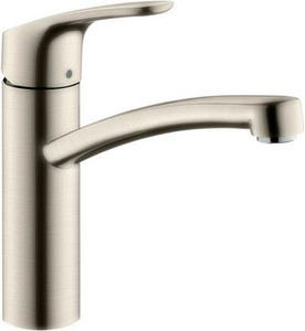 Смеситель для кухни, 160, 1jet, (цв.нерж.сталь),  M41 ZZ Hansgrohe Focus 31806800