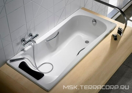 Акриловая ванна BECOOL 170х80x50 см прямоугольная (БЕЗ монтажного комплекта и панели) ZZ Roca BeCool ZRU9302852