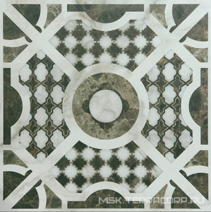 Керамогранит для пола Gracia ceramica casa blanca Керамогранит  white PG 03ZZ60x60 Комбинированный 010404001979