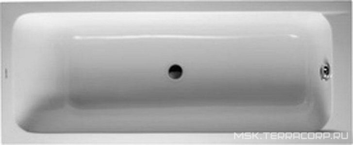 Ванна 1700х700хh420мм, выпуск в центре (без ножек и удлиненного сифона)  ZZ Duravit D-Code 700097 00 0 00 0000
