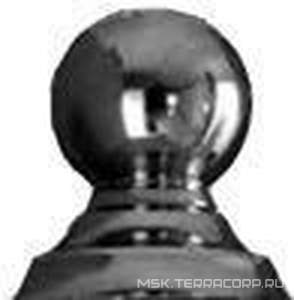 Декор 1ШТ.! "Пирамидка" на верх профиля душ. кабин/дверей, (цв. хром), Devon&Devon ZZ Devon & Devon Универсал CQDEC3CR