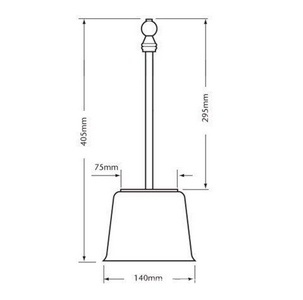 Ёрш напольный, (цв. бронза),  ZZ Gaia Lincoln AHLN12 BR