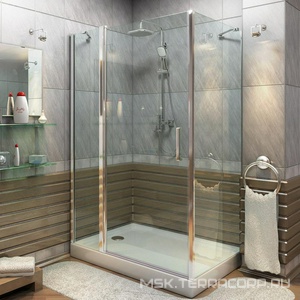 Стекло боковое, неподвижное (самое широкое ) для  WCD 120x80, (ЗАПЧАСТЬ) ZZ Bas Пандора WCD