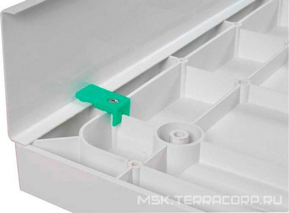 Экран угловой для квадратного душевого поддона 1000х1000хh95мм, акрил цв.белый, Cezares ZZ Cezares Универсал TRAY-M-A-100-SCR