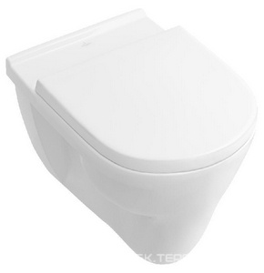 Унитаз подвесной "С полкой", 360х560мм, без сиденья, (цв. 01 белый),  ZZ Villeroy & Boch O.Novo 56621001