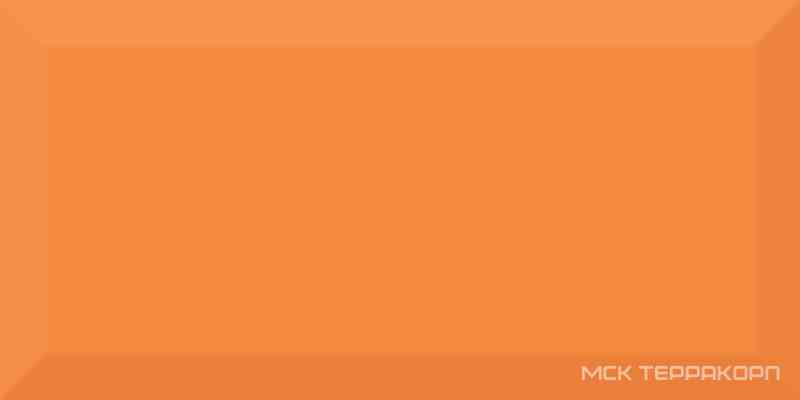 Monocolor Naranja Biselado Brillo ZZ 10x20