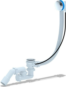 Сифон на ванную "Ани" АВТОМАТ регулируемый Ани Пласт Комплектующие EM321