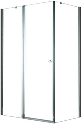 Душевой уголок 1200х1000хh1950мм, прямоугольный, "Левый", распашная дверь справа, вход 550мм, (стекло прозр. 6мм, фурнит. цв.хром), Elena XX