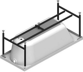 Ванна акриловая ""/  "Ника", 1500х700x480 мм, БЕЗ каркаса, слива-перелива и панели, белая ZZ Radomir Николь 2-01-0-0-1-239Ч / в/Nika / Николь