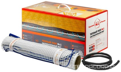 Комплект двухжильного нагревательного мата "Теплый пол №1" ТСП-160-1 м2 (160вт)