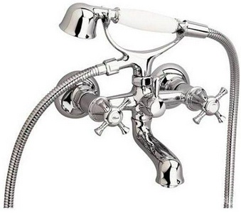 Смеситель для ванны, шланг, лейка в компл, (цв.хром),  ZZ Ideal Standard Reflections B9657AA