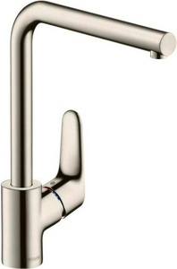 Смеситель для кухни, 280, 1jet, (цв.нерж.сталь),  M41 ZZ Hansgrohe Focus 31817800