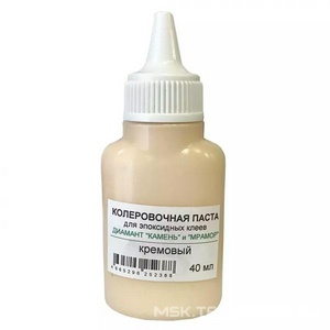 Колеровочная паста для эпоксидных клеев Диамант "Камень", цвет кремовый, 40 мл. ZZ Антураж Диамант-Камень n077382