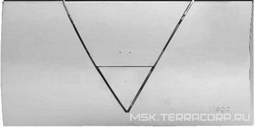 Нажимная кнопка для унитаза Life 1 (8310.1) (хром, пластик) Т5 Viega 406912 XX