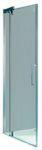 Дверь распашная 900хh1943мм, правая/левая, с неподв сегм., для боковой стенки, (профиль матовое серебро, стекло прозр. Anti-Plaque),  ZZ Huppe Huppe Refresh 9P0502 087 322