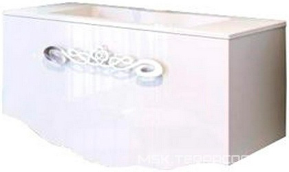 Тумба 85х44хh53см, подвесная, под раковину, (цв.белый, ручка цв.хром), Cher ZZ