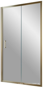 Дверь в нишу , 140*190 см, профиль бронза, стекло узорчатое "ARTDECOD1" матовое  ZZ Vegas Glass ZP ZP 140 05 ARTDECOR D1