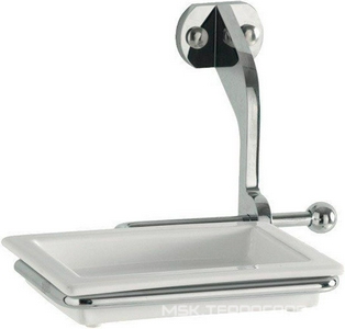 Мыльница настенная, (цв.хром),  ZZ Kerasan Waldorf 7409 90