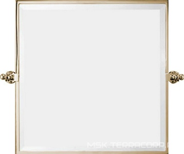 Зеркало 51х51см, настенное, квадр., горизонтально вращающееся, (латунь)  ZZ Devon & Devon First class DD33110OT