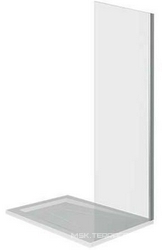 Боковая часть 80 см. для душевого ограждения "Orion",  проф.хром, стекло 6 мм прозрачное, XX