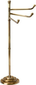 Полотенцедержатель напольный, свободностоящий, тройной, h106х41хd23см (бронза),  ZZ Pomd'or Windsor 26.12.01.011