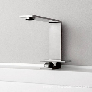 Смеситель для раковины, 1 ручк., h 205мм, (цв. тертая сталь),  ZZ 3M 5mm IT 2818 IS 5M ZZ