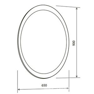 Зеркало Art 65 Light, с диодной подсветкой KL 1Marka Carre Carre / LED