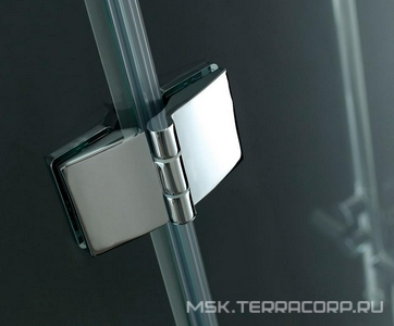 Душевой уголок 1200х800хh1950мм, прямоугольный, "Правый"/ "Левый" распаш. дверь, с неподв.стенкой (стекло прозр. 6мм, фурн/хром),  ZZ Cezares Verona VERONA-AH-1-120/80-C-Cr