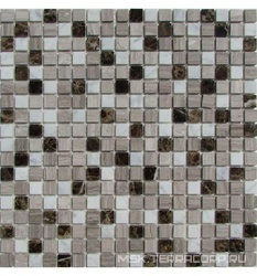 Мозаика из камня на сетке M20-076-15P ZZ |30.5x30.5