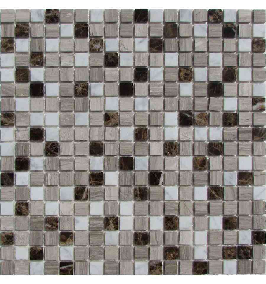 Мозаика из камня на сетке M20-076-15P ZZ |30.5x30.5