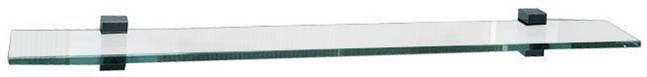 Полка стеклянная Риголетто 90,  815x100x12 мм, крепление в комплекте ZZ