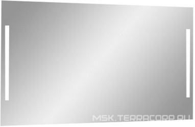Зеркало Line с внутренней подсветкой 1200*800 (2 вертикальных светильника)ZZ