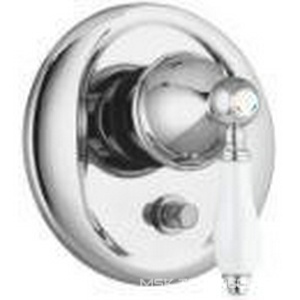 Смеситель для душа встраиваемый в стену, с переключателем, (внешняя часть, БЕЗ внутренней части арт.F3000), (цв. хром),  ZZ Fima Carlo Frattini Herend F5409X2CR