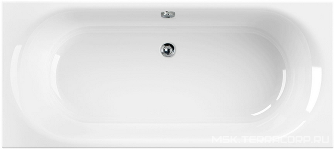 Ванна 180х80хh42см, прямоугольная, акрил, без каркаса и панелей,  ZZ Cezares Metauro METAURO-180-80-42-W37