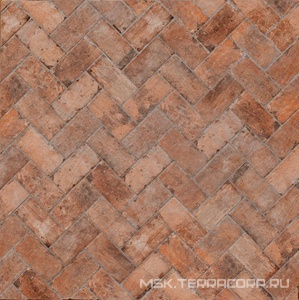 Керамогранит для пола CIR chicago Old  nat 10x20 Коричневый 1047364