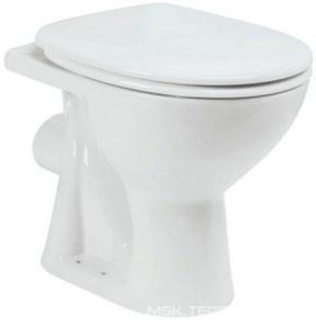 Унитаз приставной "", горизонтальный выпуск, БЕЗ крышки - сиденья, белый ZZ Vidima СеваФреш E406261