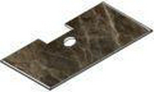 Столешница 115х56хh2см, с отверстием под накладную раковину, (мрамор цв. Emperador Dark), (БЕЗ дерев.транспорт.ящика арт.000MG131),  ZZ Oasis Lutetia 0LTTM1151 LED