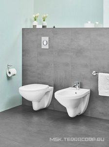 Подвесное биде Bau Ceramic (ПРОЕКТ) ZZ Grohe BauCeramic 39433000