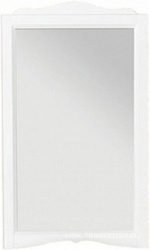 Зеркало прямоуг. в дерев. раме 83хh110см, крепёж в компл., (дерево бук, цв.bianco), Veronica Nuovo ZZ