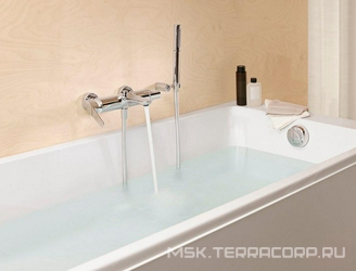 Смеситель настенный  для ванны/душа, хром Jacob Delafon Aleo E72282-CP