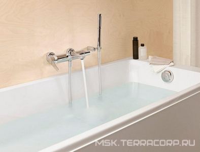 Смеситель настенный  для ванны/душа, хром Jacob Delafon Aleo E72282-CP