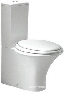 Чаша напольного унитаза 400х720мм, без бачка и сиденья, (крепёж к полу в компл.),  Hatria Sculture YXZ401